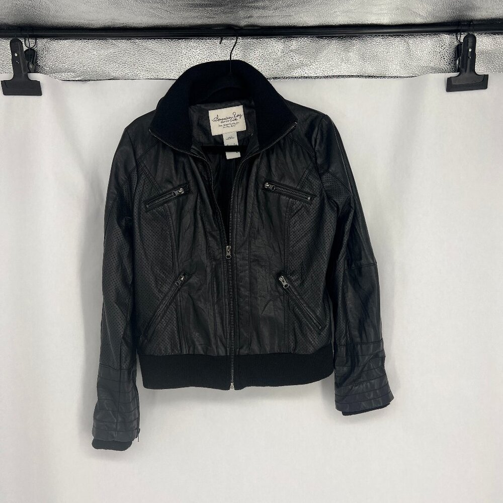 American Rag Leather Moto Jacket